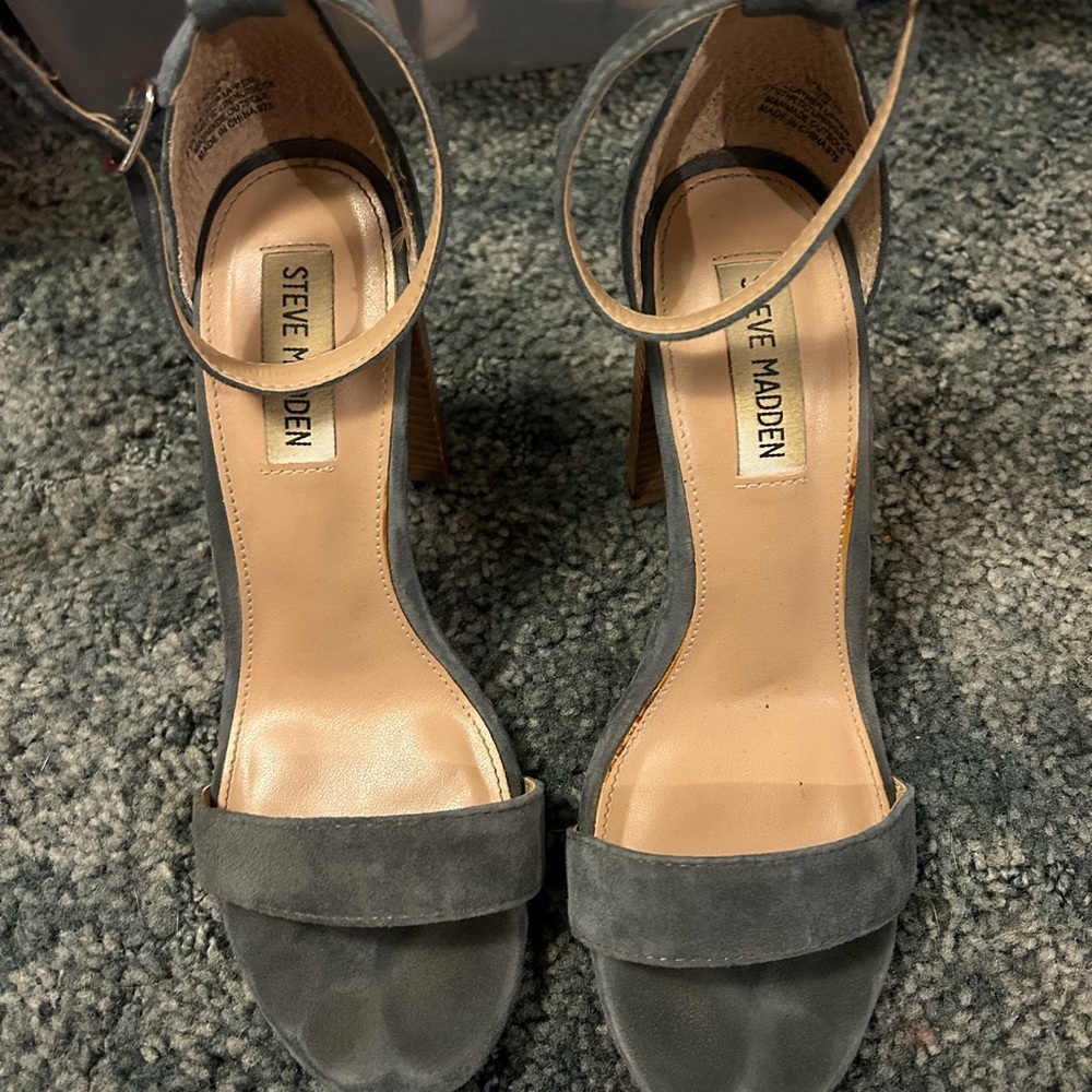 Blue Suede Steve Madden Heels